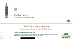 Desktop Screenshot of cellulite.co.za