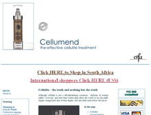 Tablet Screenshot of cellulite.co.za